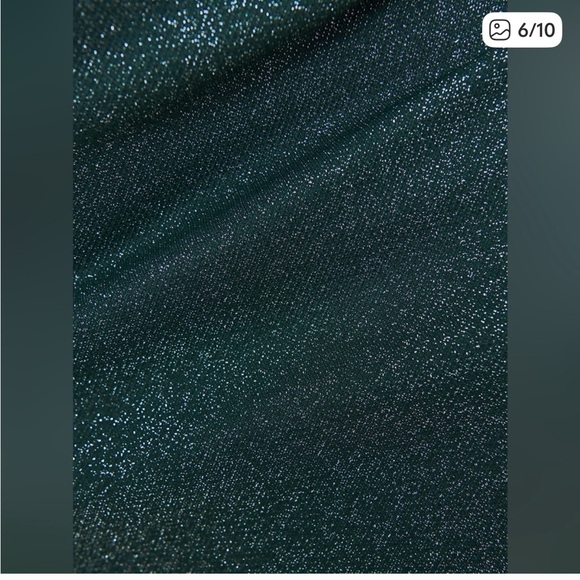 Reformation Kori Knit Dress green - Size S Mermaid Sparkle - Picture 5 of 7